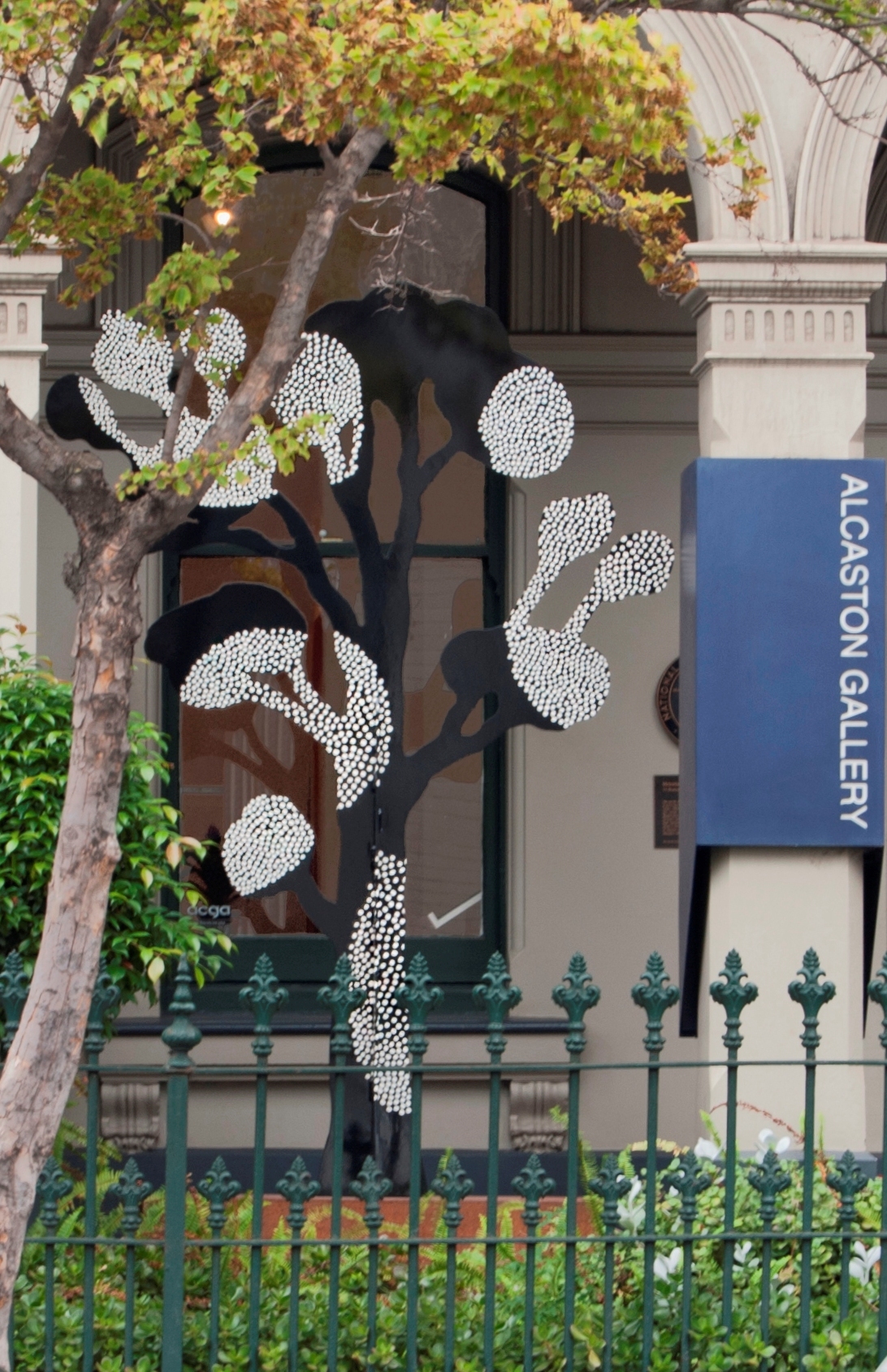 Gum Tree with Clouds, sculpture by Judy Holding